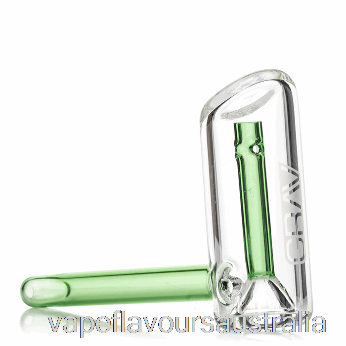 Vape Australia GRAV Mini Hammer Bubbler Green Accent